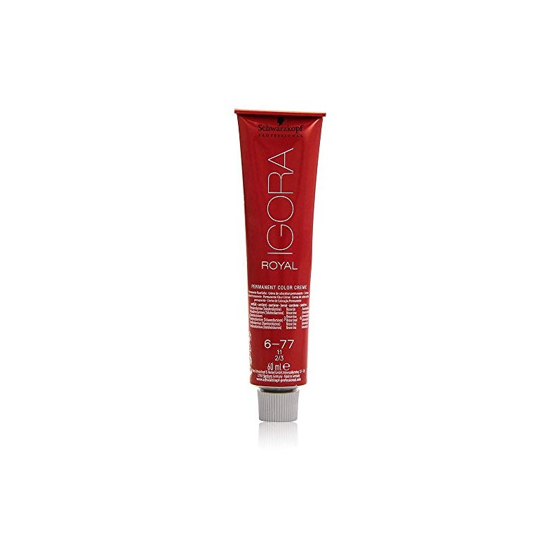 Schwarzkopf Igora Royal, 6-77 Dark Blonde Copper Extra, 60ml by