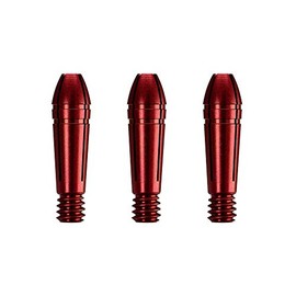 Mission Titan Fox Darts Stems Shafts Titanium Aluminium Tops (Red, 3 Spare Tops Only)