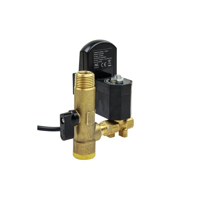 Digital Timer Tank Drain Electronic Valve Air Compressor Condensate 1/4"