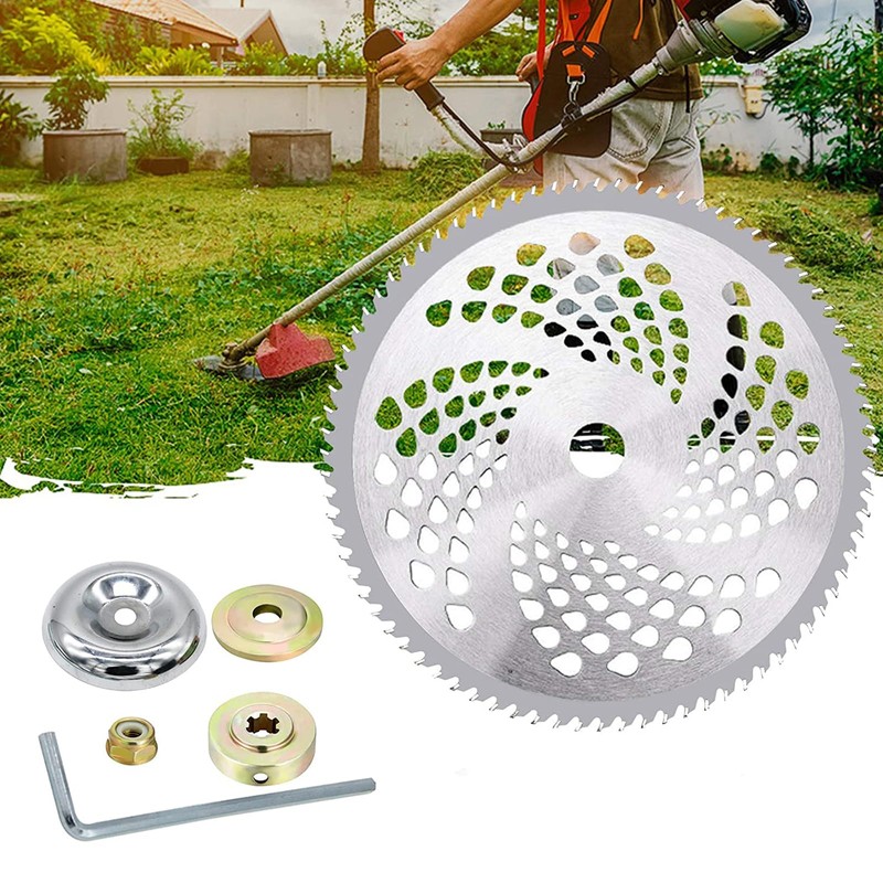 10" x 80T Carbide Tip Brush Cutter Blade&9" x 20T