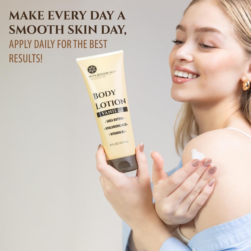 Nuva Botanicals Nuva Botanicals Vanilla Body Lotion for Women Dry