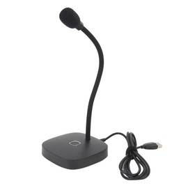USB Computer Microphone PC Microphone Desktop Omnidirectional Condenser PC Laptop Mic with Mute Button for Streaming Podcasting Vocal Recording Gaming
