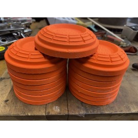 White Flyer Bio Orange Clay Targets 15CT Made In USA Clay Targets Skeet