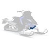 Polaris Blue Extreme Skid Plate 2880384-619 Rush Switchback Axys Pro