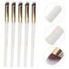 Baluue 10pcs Angled Concealer Brushes Eye Makeup Brushes for Smooth