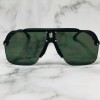 Sunglasses Men Designer Fashion Square Model Dark Green Lens UV