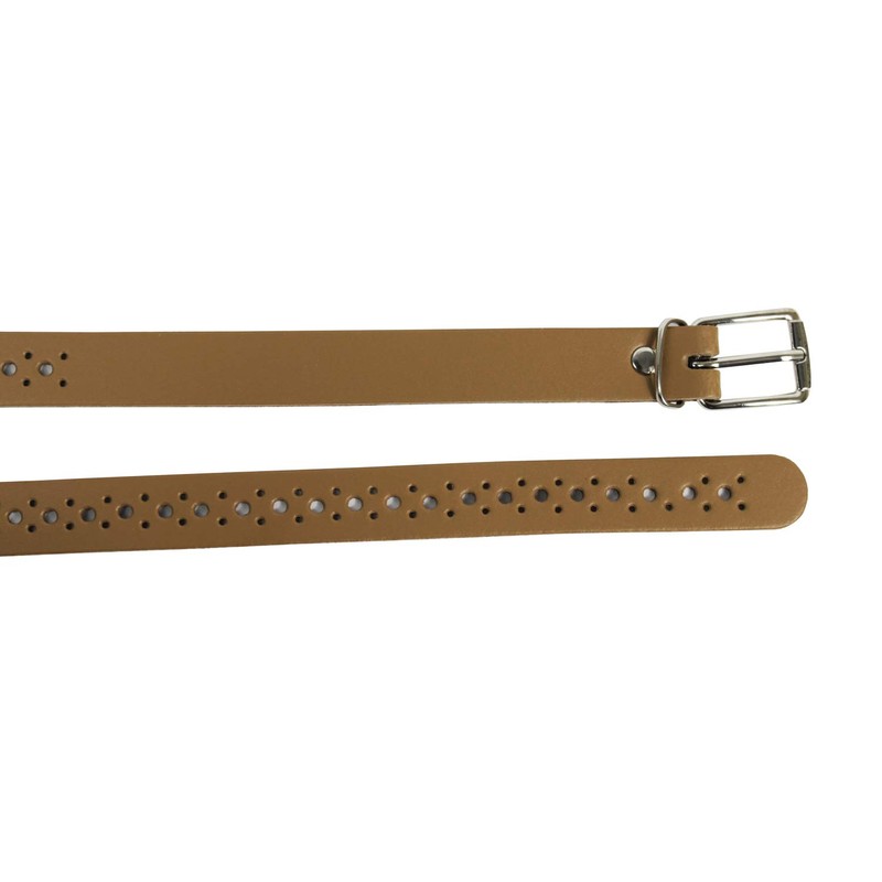 Glamexx24 Women's Genuine Leather Belt, 2 cm Wide, Denim Belt,