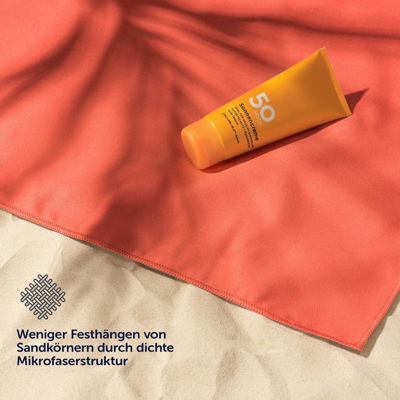 Blumtal microfibre towel set, hand towels, ultra light, compact and