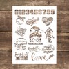 DIY Decorative Baseball Stencil Template for Painting on Canvas Wood