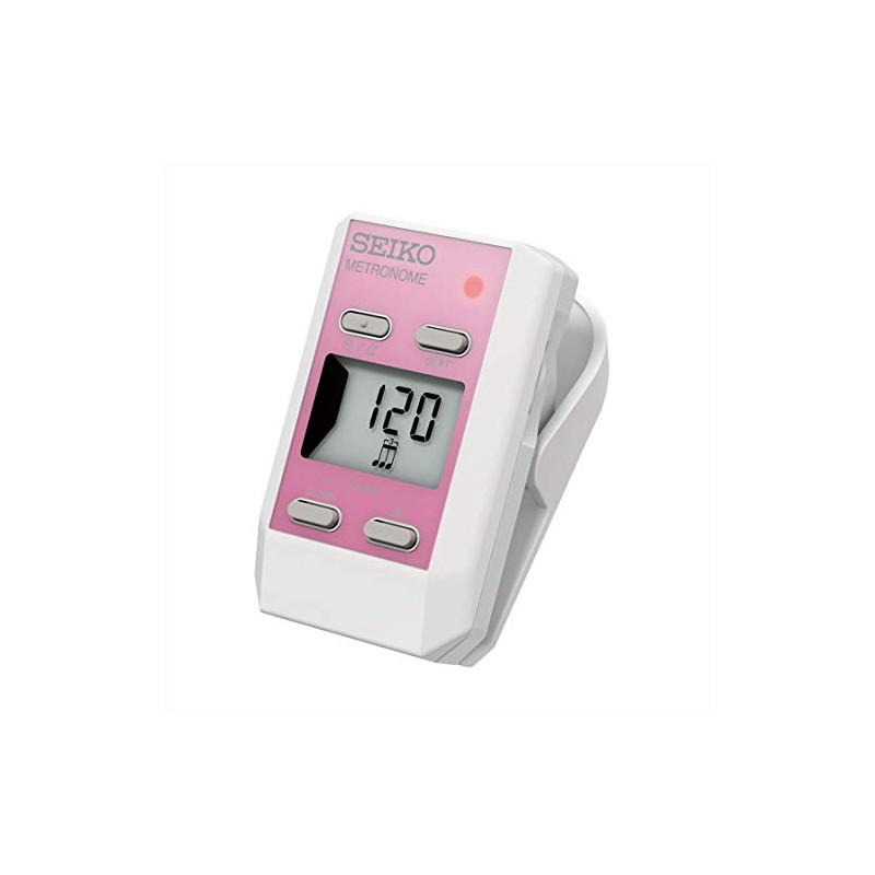 SEIKO DM51P Digital Metronome, Clip Type, Pearl Pink