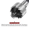 sourcing map 5pcs Hole Saw Kits 16mm 18.5mm 20mm 25mm