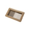 JR Products 02-28955 Undampered Floor Register - 4" x 8", Brown