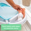 Ingenuity Comfy Clean Deluxe Newborn to Toddler Baby Bathtub, 3-in-1