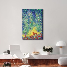 Wieco Art Large Canvas Prints Flowers in a Garden,1928 by Theodore Earl Butler Abstract Canvas Wall Art for Wall Decor and Home Office Decorations