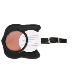 LIFKOME Luggage Tag Suitcase Carry- on Cards Baggage Tag Leather Suitcase Tags Adorable Baggage Identify Tag Cat Design Luggage Label Small Luggage Womens Bags Handbag Travel Pu