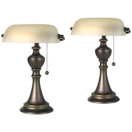 Regency Hill Haddington Bronze Piano Desk Lamps Set of 2