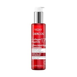 Vichy Dercos Collagen 17 Tratamiento Capilar Pre-Shampoo Reparación Profunda y Anti-caída por Quiebre con Péptidos Pro-Colágeno para un Cabello Visiblemente más Fuerte, Saludable y Denso, 150 ml