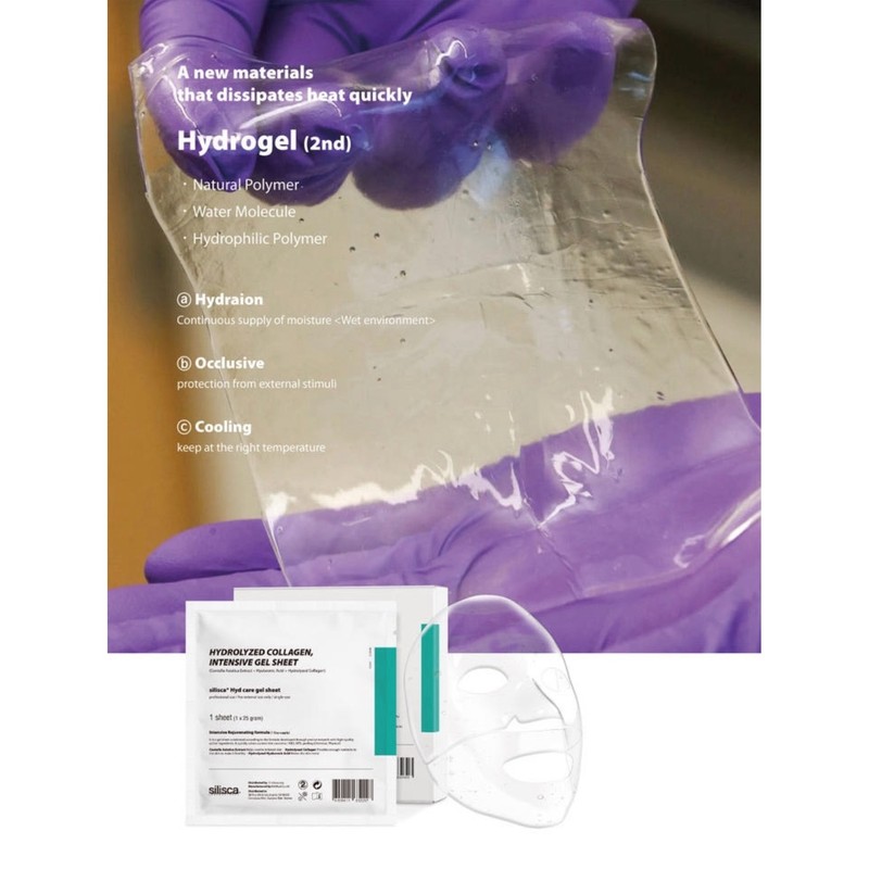 Silisca Mask Pack Heidicare Gel Mask 1 box (10 sheets)