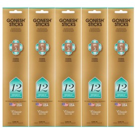 Gonesh Incense Sticks Extra Rich Collection - Number #12-5 Packs (100 Total)