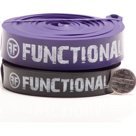 Functional Fitness Pull Up Assist Resistance Bands | Heavy Duty Loop Exercise Bands for Powerlifting, Mobility, and Stretching | Travel Friendly Resistance Bands for Workout | Combo Pack of 2