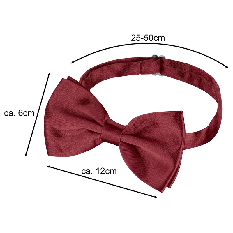 BomGuard Men's Bow Tie with Pocket Square Set - Bow