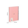 MILAN® A5 Hardcover Notebook - 7mm Lined Paper - 80