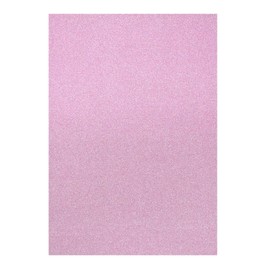 Radiant Glitter Sparkle A4 Card Sheets - Pink Glitter Paper (250gsm) for Crafts & Card Making - No Mess, Laser Printable - 50 Sheets