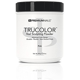 Premium Nails - Acrylic Nails Tru-color powder -32oz/907g - (PINK)
