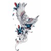 2 Sheets Dragon Tattoo Phoenix Tattoo Temporary Tattoo Arm Tattoo