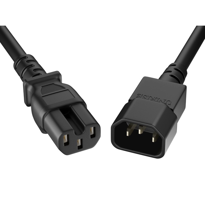 UNC Group Power Cable IEC C14 to C15 15Amp 14AWG