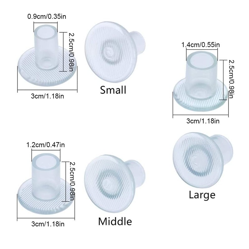 30 Pairs Women's High Heel Protectors Heel Replacement Small Medium