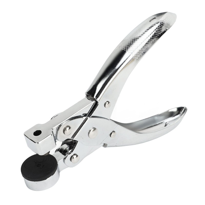 Hole Punch Plier Zinc Alloy Sliver Handheld Paper Puncher Tool