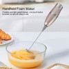 Stainless Steel Electric Milk Frother High Speed Handheld Foam Maker