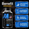 Creatine Monohydrate - 120 Capsules - Supports Muscle Growth -