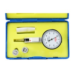 Shars .2mm x .002mm Dial Test Indicator in Fitted Case, White Face 303-3201 P]