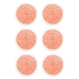 Tiardey 6 Pcs Replacement Steam Mop Pads for Shark,Reusable Steam And Scrub Cleaning Pads,Heavy Scrub Pads (Orange)