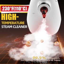 FANLILING Pressurized Multi-Surface Handheld Steam Cleaner for Home with 12 pcs Accessories, Chemical-Free Multi-Purpose Steamer for Cleaning Car, Furniture, Floor, Tile Grout and Home Use