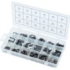 KS TOOLS Roll pins/Seeger Feather Keys/E-Ring circlips Assortment, 1/8" x5/8"-3/16"x