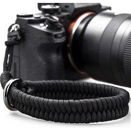 AQAREA - Correa de muñeca para cámara DSLR sin espejo, correa de mano para cámara de liberación rápida con conector más seguro