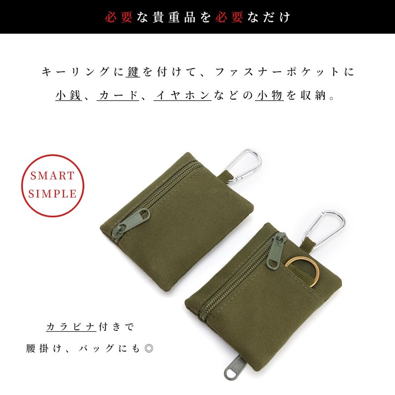 Libra Mini Pouch, Coin Purse, Smart Key, Card, Compact, Small