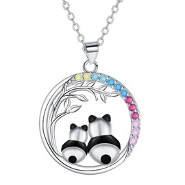 Hifeeled Women's Necklace 925 Sterling Silver Pendant Original for Women Jewellery Christmas Gifts for Mother Wife Daughter, Sterling Silver