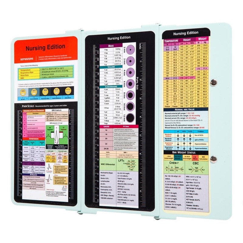 Nursing Clipboard with Nursing and Medical Edition Cheat Sheets 3