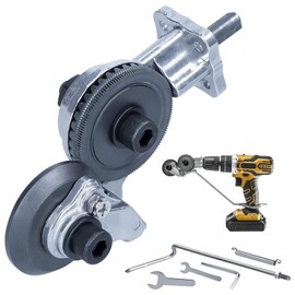 Electric Drill Plate Cutter, Tin Snips for Cordless Screwdrivers, Tin Snips Electric, Tin Cutter, Electric Tin Snips, Sheet Metal Nibpers for Cutting Iron, Steel, Copper, Aluminium