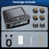 Tqcpkee RV Tire Pressure Monitoring System, with Solar and USB