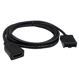 HDMI Cable for Car Navigation System, E-Type - A Type, 3.9 ft (1.5 m), Length for Navigation Connection, Compatible with Toyota, Honda, Mitsubishi, Nissan, Daihatsu Genuine Navigation System,