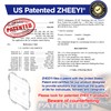 ZHEEYI Multipurpose 48" x 40" Positioning Bed Pad with Reinforced