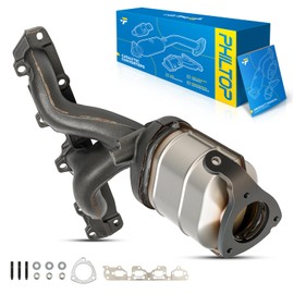 PHILTOP Catalytic Converter Stainless Steel Fit For 2009-2010 Malibu 2.4L, 2009-2010 G6 2.4L Replace 16579 Direct-Fit (EPA Compliant)
