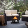 ONLYFIRE OUTDOOR LIVING Propane Fire Pit 19" with Gas Hose,