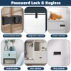 LANSKYLAN Hasp Combination Lock 4 Inch Security Hasp with Lock