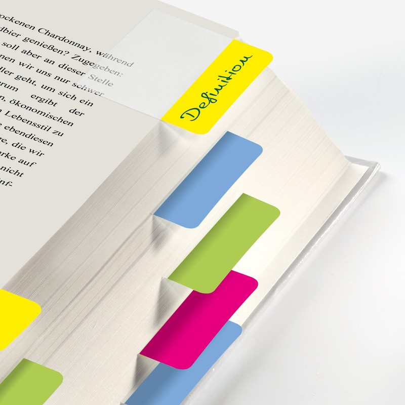 SIGEL HN204 Tab Marker Modern, extra strong, 4 x 5